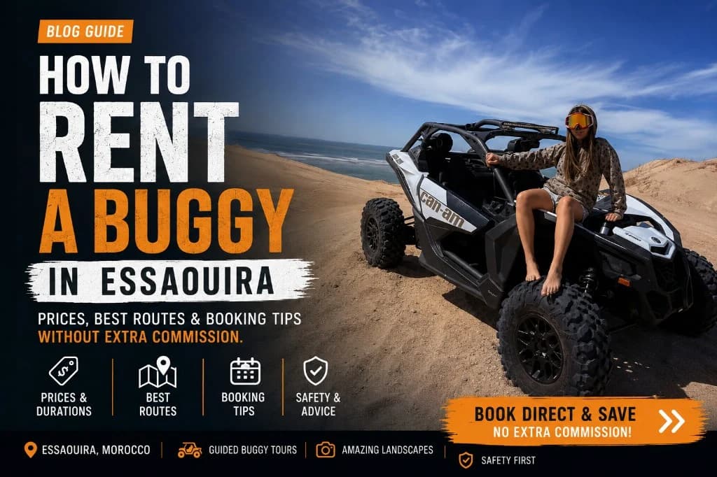How to Rent a Buggy in Essaouira — Prices, Best Routes & Booking Tips without extra commission.